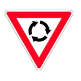 900mm Triangle - Aluminium, Class 1 - Roundabout