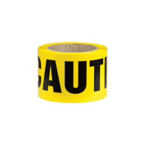 75mm x 100mtr - Barrier Tape - Black/Yellow - Caution
