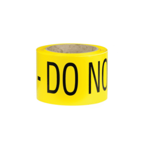75mm x 50mtr - Barrier Tape - Black/Yellow - Caution Do Not Enter
