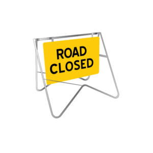 900x600mm - Class 1 - Swing Stand and Sign - Road Closed [FREIGHT CHARGES APPLY]