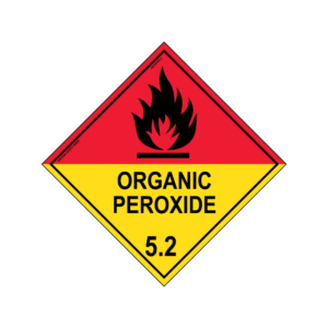 100x100mm - Self Adhesive - Roll of 250 - Organic Peroxide 5.2