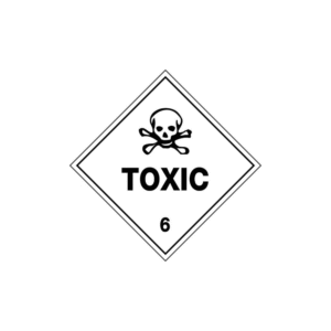 100x100mm - Self Adhesive - Roll of 250 - Toxic 6