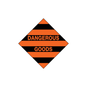 100x100mm - Self Adhesive - Roll of 250 - Dangerous Goods