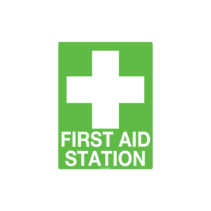300x225mm - Metal - First Aid Station