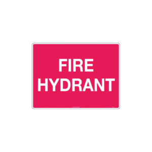 300x225mm - Metal - Fire Hydrant
