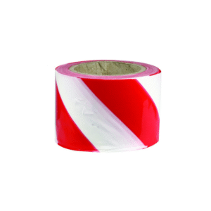 75mm x 100mtr - Barrier Tape - Red and White