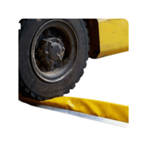 Drive Over Bund - 5Mt length. PVC wrapped memory foam, 70mm high